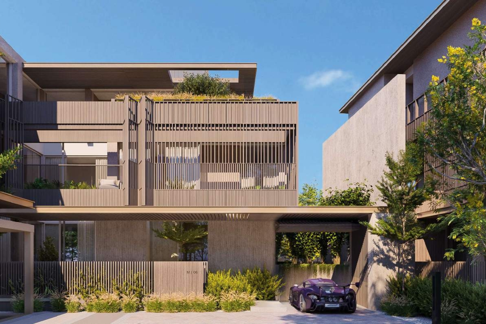 Numa Reserve במיידן דובאי – חזית וילות היוקרה בפרויקט