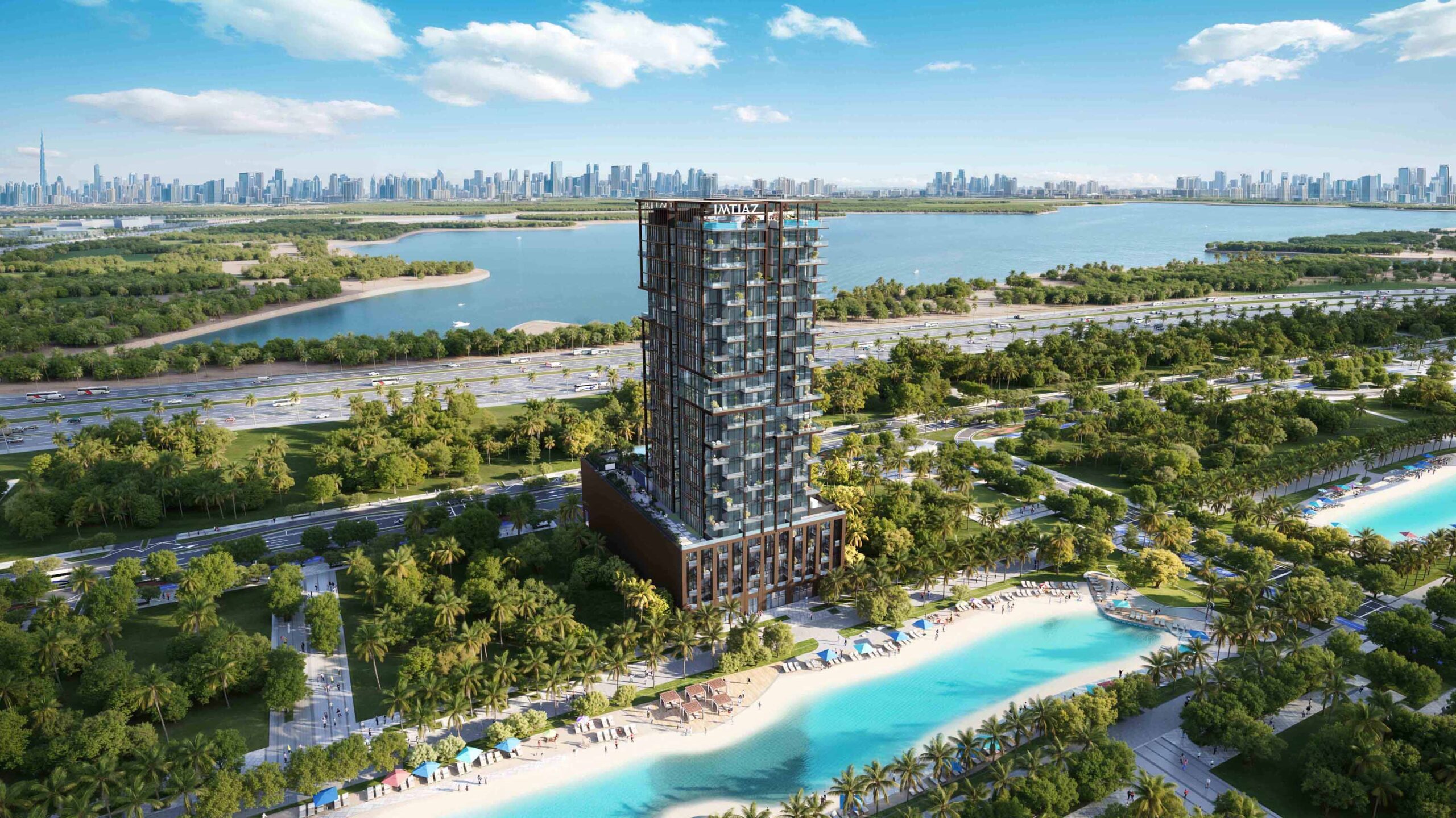 דירת 3 חדרי שינה Wynwood Horizon 1840 sqft יחידת פרימיום