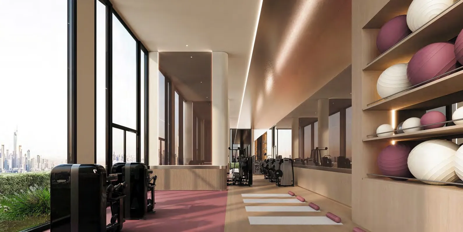 אזור יוגה Binghatti Etherea