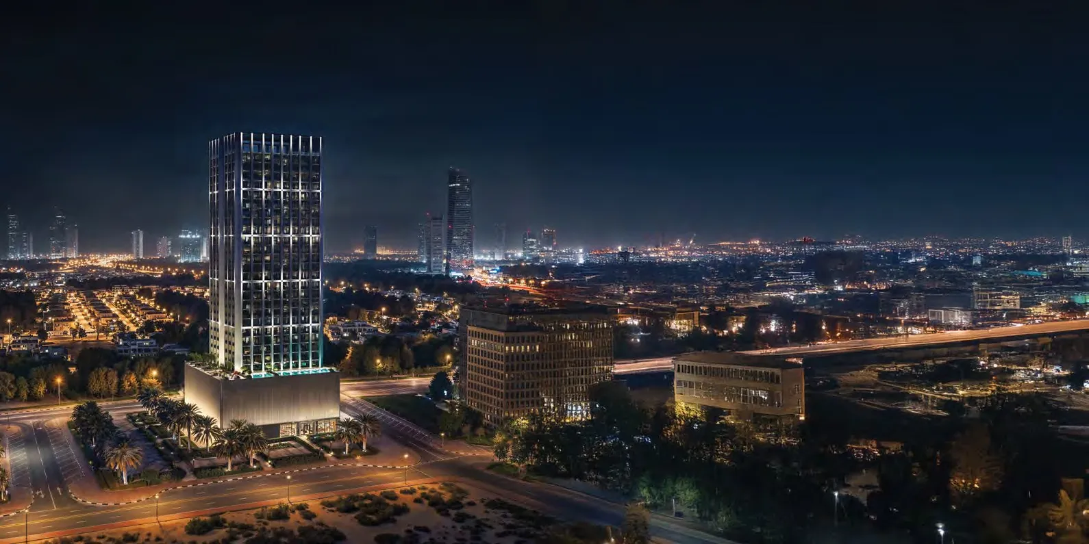 Binghatti Etherea אזור בריכה