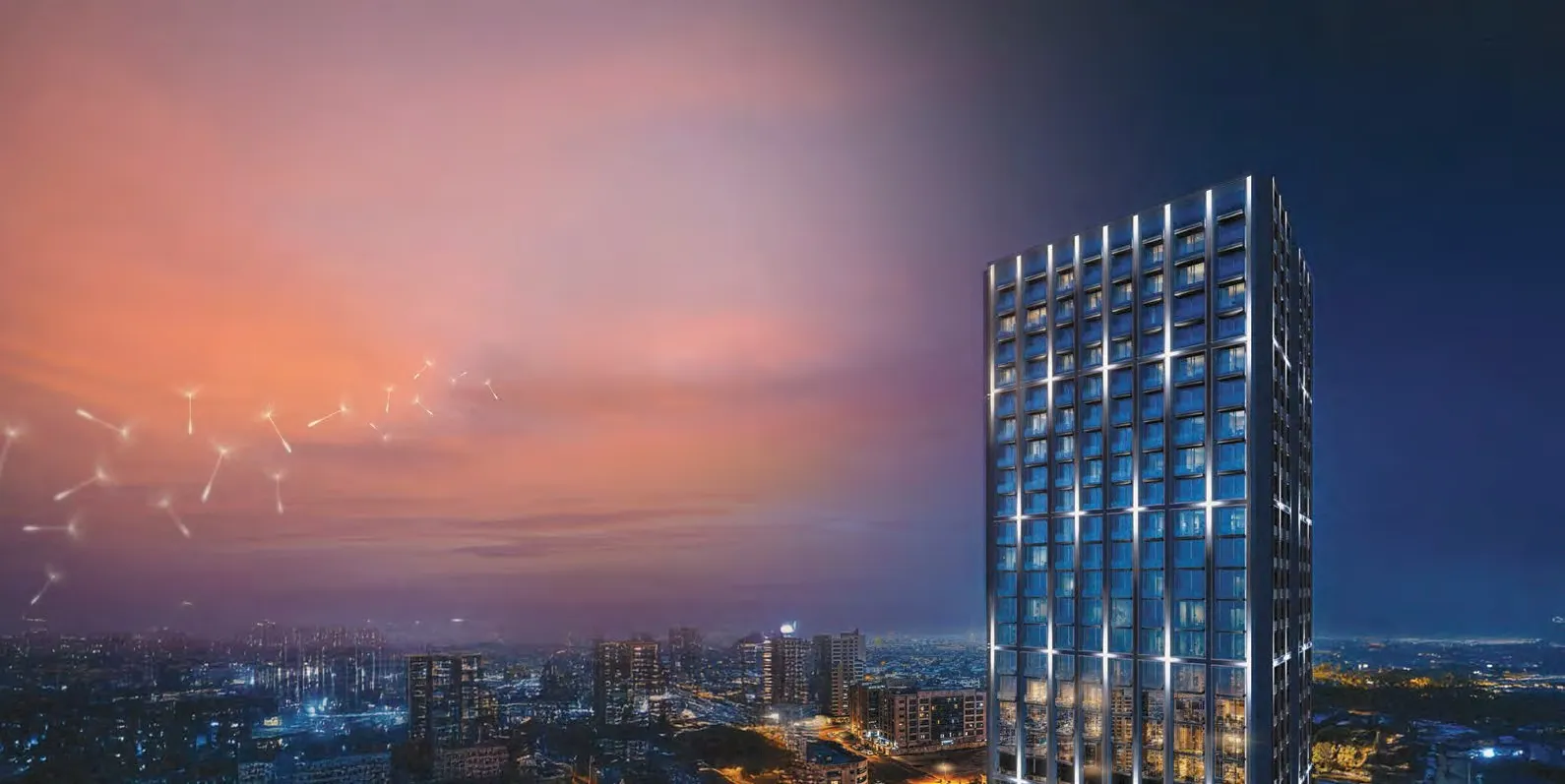 Binghatti Etherea מבנה ראשי JVC