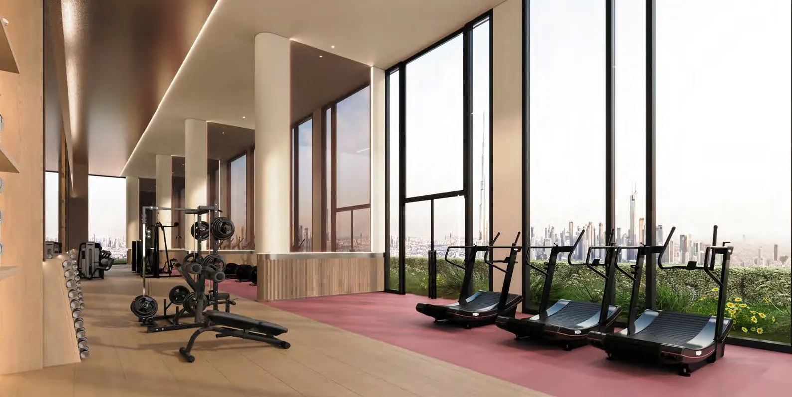 חדר כושר Binghatti Etherea