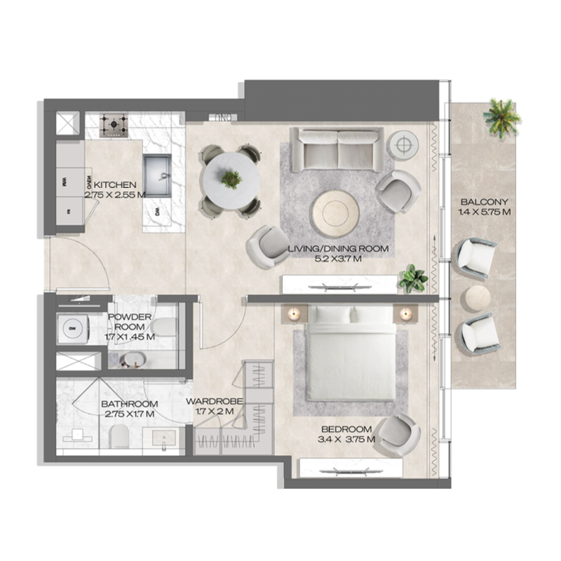 1 Bedroom