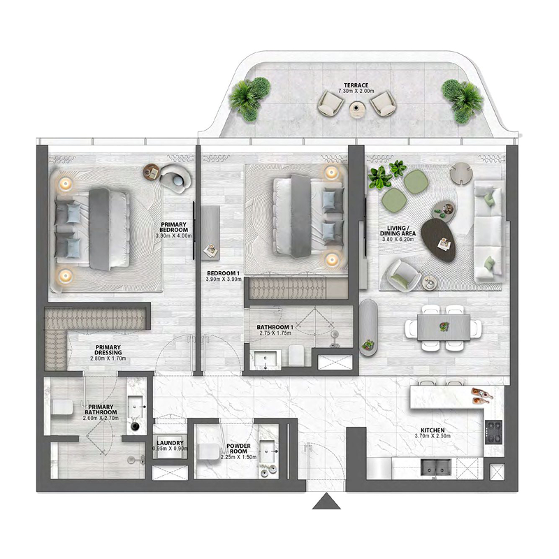 2 Bedroom