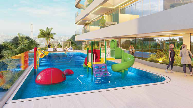 בריכת ילדים Sobha Central