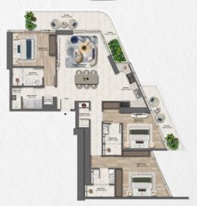 דירה 3 חדרי שינה