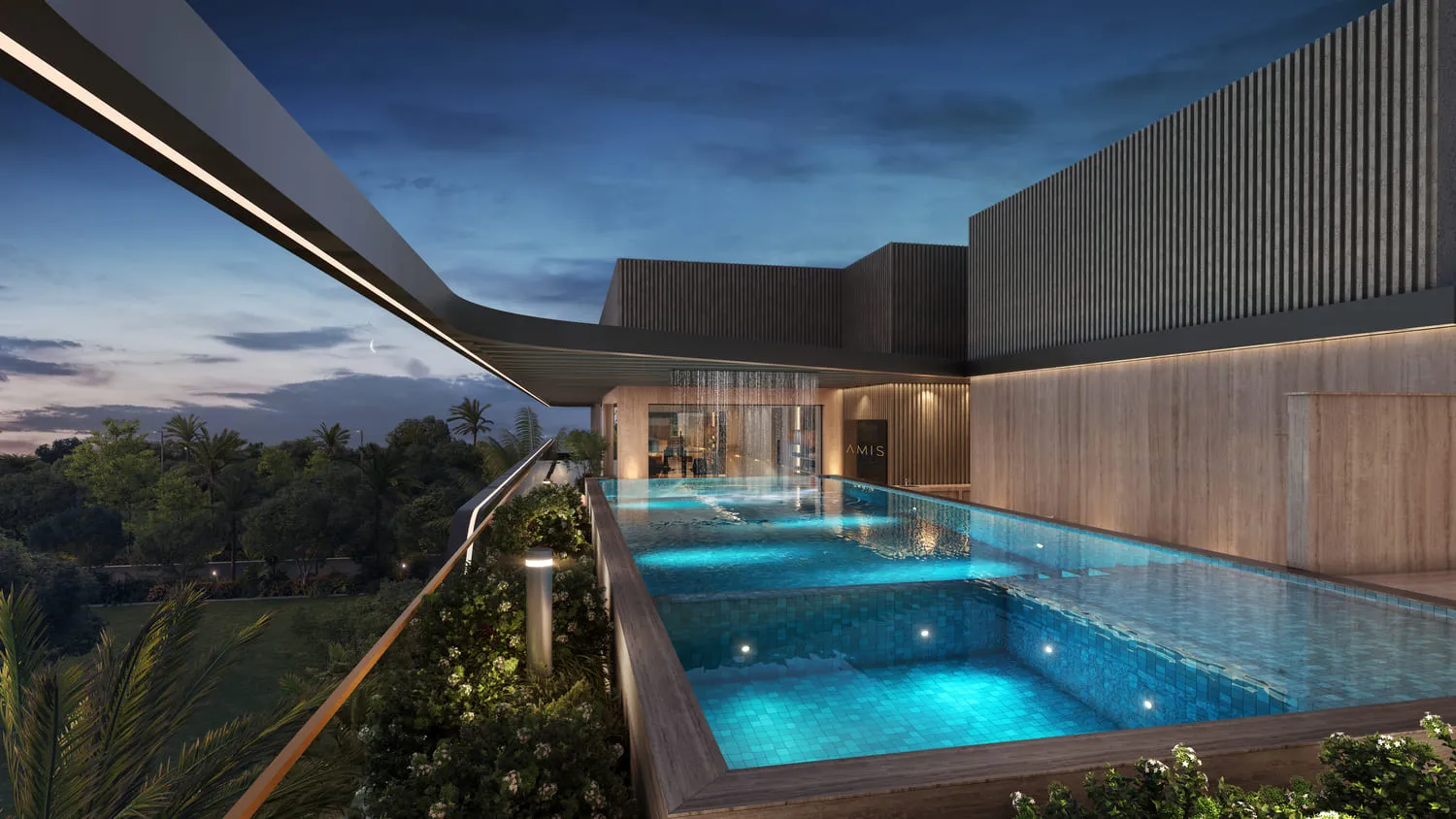 בריכת אינסוף Sunset Bay Grand