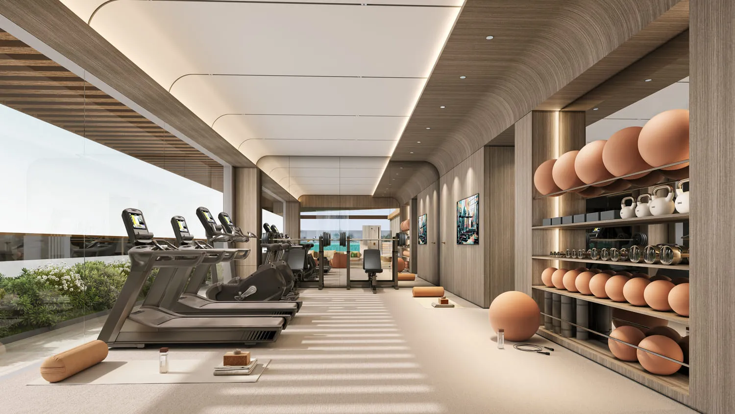 חדר כושר Sunset Bay Grand