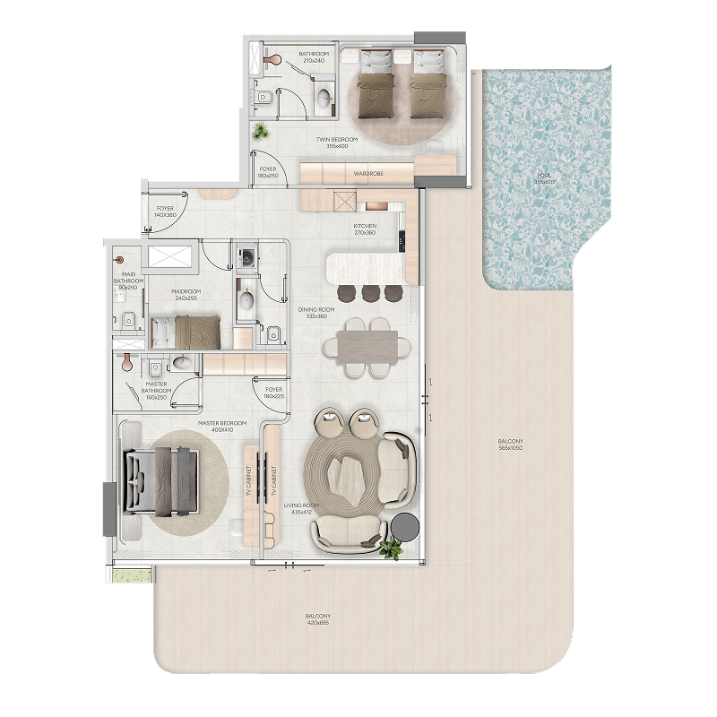 דירת 2 חדרי שינה