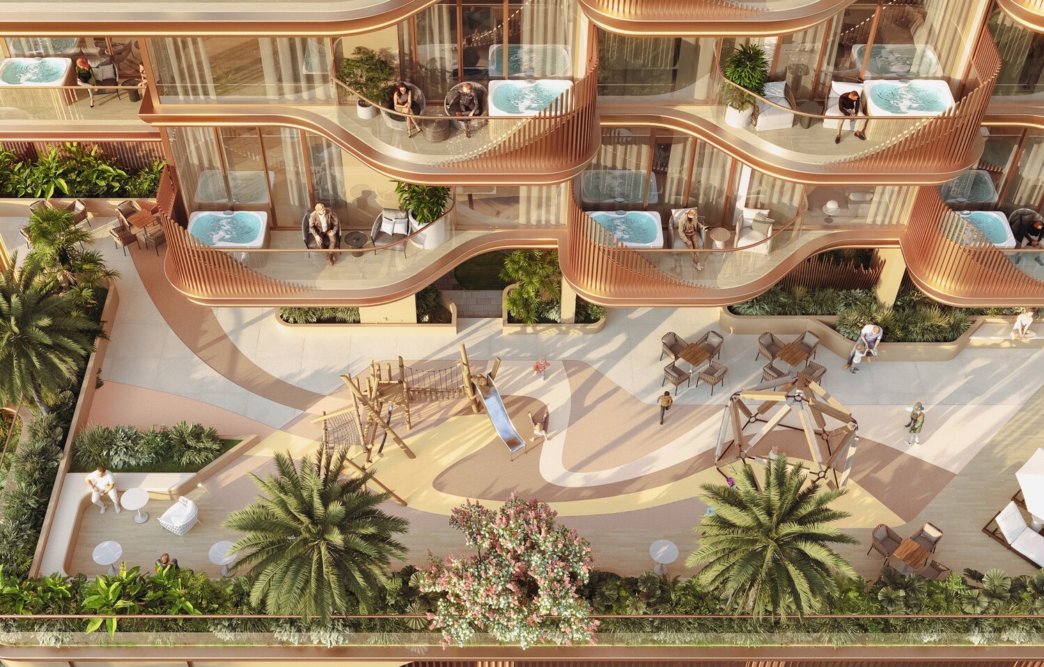 אזור משחקים לילדים