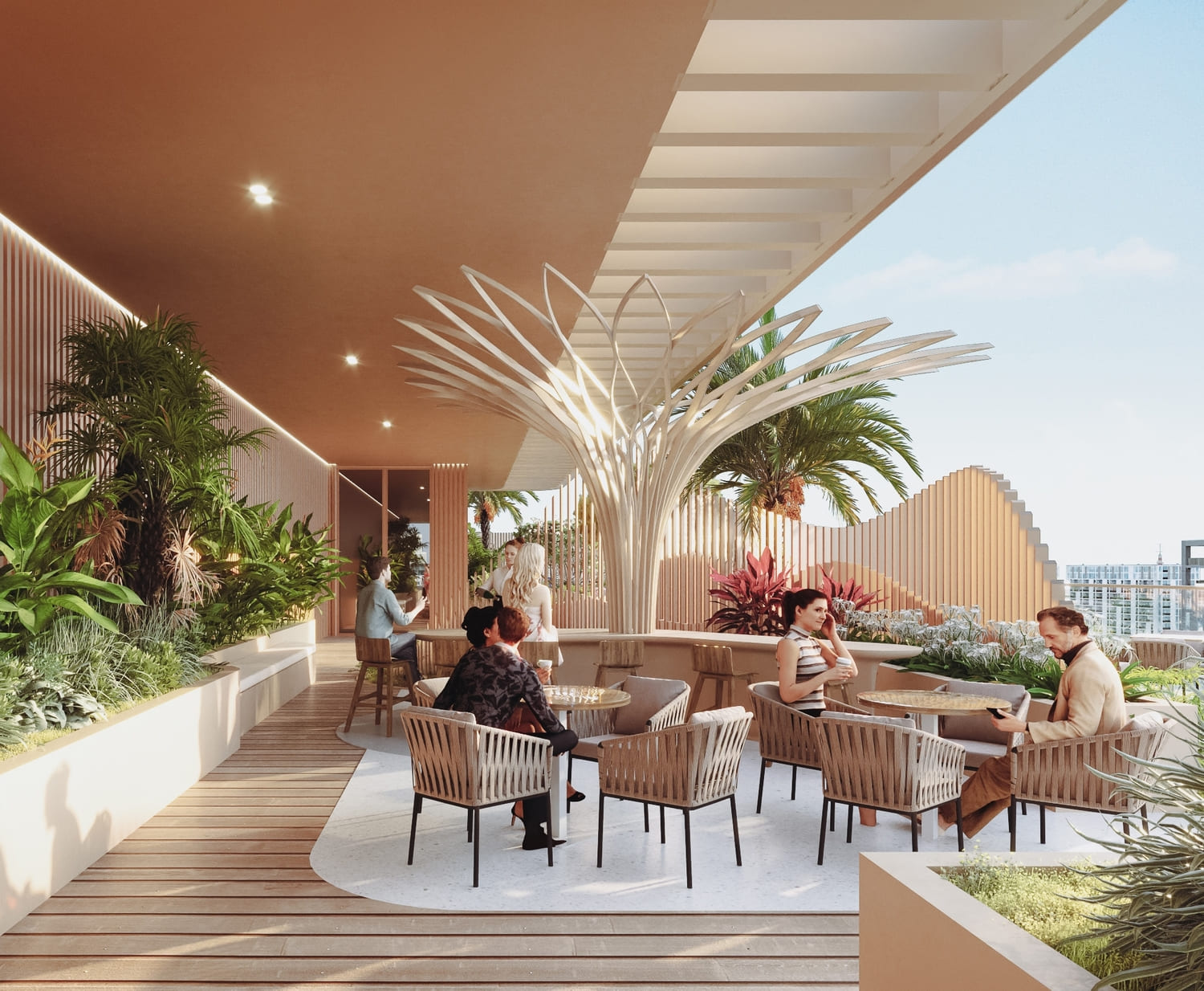 פינת מנגל ואוכל